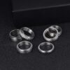 Stainless Steel Rotatable Spinner Ring Moon Stars Relieve Anxiety Rings - Image 6