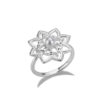 Women's Stainless Steel Rings Vintage Golden Lotus Rings Men's Moon Sun Opal Rings Wedding Couple Rings - Image 8