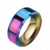 Personality Refers To Niche Rings For Men And Women Stainless Steel Couple Rings - Image 6