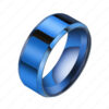 Personality Refers To Niche Rings For Men And Women Stainless Steel Couple Rings - Image 2