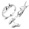 Cute Cat Jewelry Set - Ring - Ear Rings - Necklace - Image 5