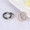 Personalized Titanium Steel Couple Rings - Image 4