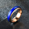 Color Changing Rings Stainless Steel Ring Mood Emotion Feeling Temperature Rings For Women Men Couples Rings - Image 2