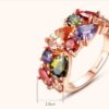 3.  Palette of Dreams: Multicolor Stone Ring - Image 5