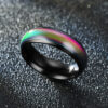 Color Changing Rings Stainless Steel Ring Mood Emotion Feeling Temperature Rings For Women Men Couples Rings - Image 3