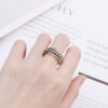 Couple Rings Vintage Jewelry Fashion - Image 4