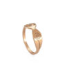 Aerobics Yoga Girls Raising Hands Characters Stainless Steel Rings - Image 6