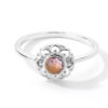 Women's Stainless Steel Rings Vintage Golden Lotus Rings Men's Moon Sun Opal Rings Wedding Couple Rings - Image 2