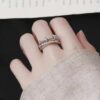 Turnable Anxiety Rings With Bead Relieve Stress Rings For Women Men Jewelry - Image 8