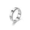 Stainless Steel Rotatable Spinner Ring Moon Stars Relieve Anxiety Rings - Image 10