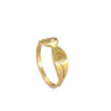 Aerobics Yoga Girls Raising Hands Characters Stainless Steel Rings - Image 4