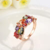 3.  Palette of Dreams: Multicolor Stone Ring - Image 6