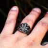 Vintage Stainless Steel Personality Leaf Men's And Women's Rings - Image 5
