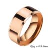 Niche Rings For Men And Women Stainless Steel Couple Rings - Image 8
