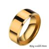 Niche Rings For Men And Women Stainless Steel Couple Rings - Image 2