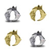Halloween Rings Men's And Women's Fashion Personality Vintage Bat Ring Cute Jewelry - Image 6