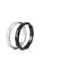Personalized Titanium Steel Couple Rings - Image 3