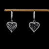 Micro Inlaid Zircon Rhinestone Love Heart Earrings - Image 6