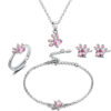 New Cat Bear Dog Paw Ring for Women Jewelry Sets - Image 3