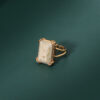 Gold stone ring - Image 4