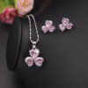 Clover Zircon Jewelry Set Women's Diamond Jewelry - Image 6