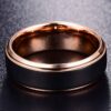 Two Tone Tungsten Steel Ring Jewelry - Image 3