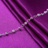 Silver Anklets 925 Fashion Silver Jewelry Hollow Beads Anklet for Women Girls Friend Foot Barefoot Leg Jewelry - Image 3