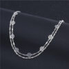 Hollow Anklet Clip Bead Silver Jewelry - Image 2