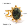 Retro Antique Natural Stone Ring - Image 4