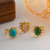 Retro Antique Natural Stone Ring - Image 6