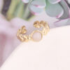 Natural Stone Stainless Steel Ring - Image 6