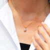 925 Sterling Silver Pendant Moissanite Necklace For Women - Image 5