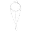 Fashion Silver Color Metal Beads Chain Anklet Connecting Foot Finger Bracelet Barefoot Anklets For Women Beach Creative Jewelry - Image 5