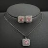 Fashion Personality Versatile Square Jewelry Set - Image 5