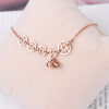 Rose Gold Bells Anklet Boho Stainless Steel Coin Charms Chain Anklets - Image 4