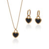 ELEGANT BLACK HEART . JEWELRY Duo - Image 4