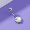 Mermaid Navel Zircon Navel Ring Human Body Piercing Jewelry Woman - Image 5