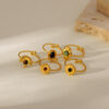 Vintage Natural Stone Ring Fashion - Image 9