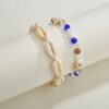 Shell Anklet Color Turquoise Multi-Piece Anklet - Image 2