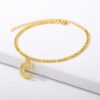 Initial Gold Letter Anklet Alphabet Pendants Jewelry - Image 10