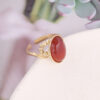 Natural Stone Stainless Steel Ring - Image 8