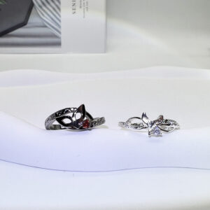 Mask Ring Opening Men And Women Jewelry