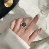 Super Fairy High-end Camellia Ring Jewelry Simple Women - Image 5