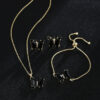 New Butterfly Necklace Jewelry Set - Image 5