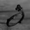 Black Rose Thorned Ring - Image 3