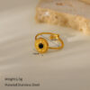 Vintage Natural Stone Ring Fashion - Image 3