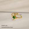 Fashion Natural Stone Turquoise Ring - Image 3