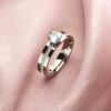 Titanium Steel Ring Men And Women Couple Jewelry - Image 2