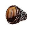 Punk Glyph Tiger Stone Ring - Image 3