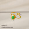 Fashion Natural Stone Turquoise Ring - Image 8